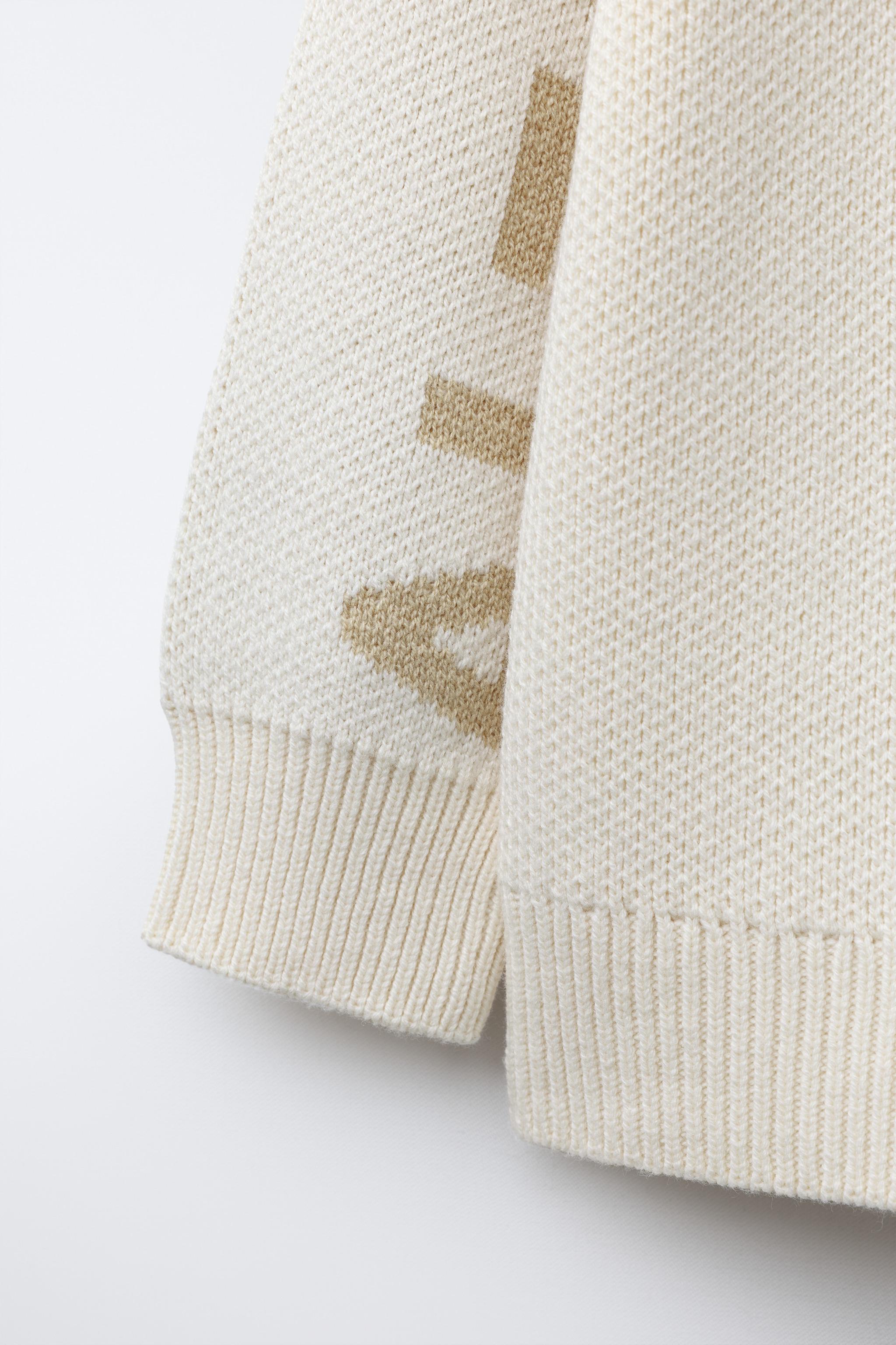 JACQUARD TEXT KNIT JUMPER